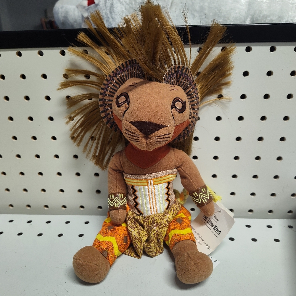 SIMBA LION KING BEAN BAG NWT